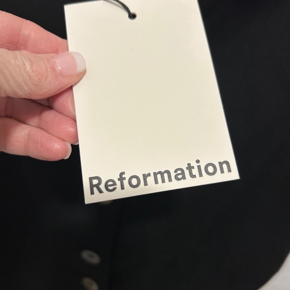 NWT! Women's Anthropologie Reformation Black Vest Top - XS - Picture 8 of 11